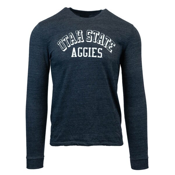 Heathered Utah State Aggies Long-Sleeve Champion T-Shirt